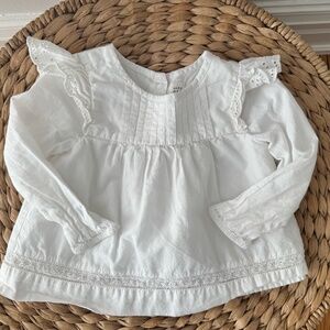 Baby Gap Eyelet Ruffle Top (18-24 months)